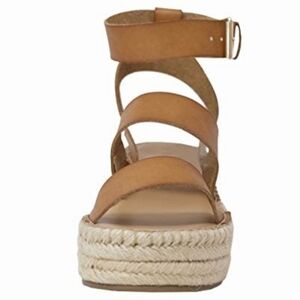 The Drop Women's Listilla Espadrille Wedge Sandal Cognac Size 11